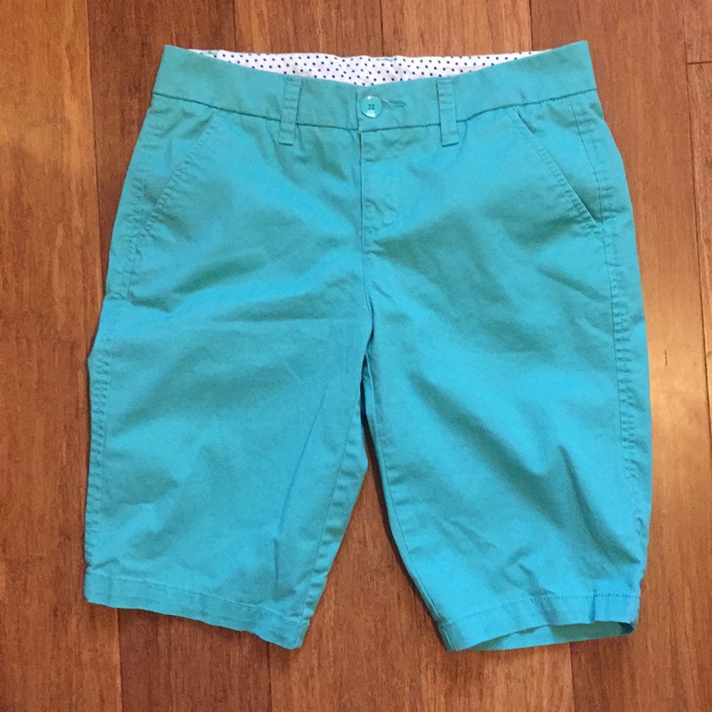 Blue Dress Capris